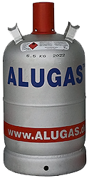 Propangas-Alukaufflasche