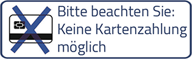 Keine Kartenzahlung möglich!